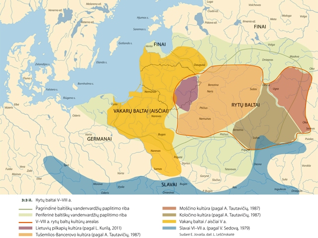 Baltai, germanai, finai ir slavai V–VIII a.