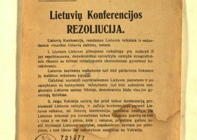 Įrašo "SUNKUS KELIAS Į PIRMOSIOS RESPUBLIKOS NEPRIKLAUSOMYBĘ" reprezentacinis paveikslėlis