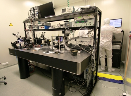 Charakterizavimo laboratorija: čia atliekami gaminamų kristalų ir optoelektroninių lustų optinių ir elektrinių savybių tyrimai