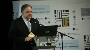 Tarptautinės konferencijos dalyvius sveikina universiteto rektorius prof. Donatas Jurgaitis