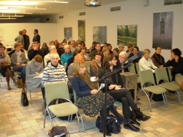 Paveldosaugos seminaro dalyviai Europos parko Edukacijos centre 