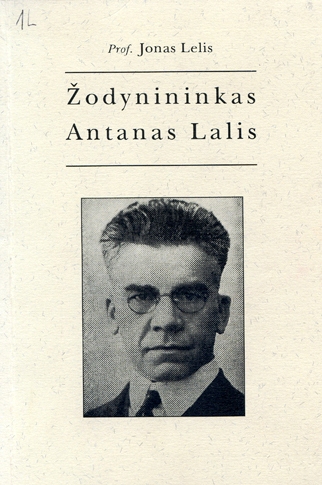 Zodynininkas Antanas Lalis