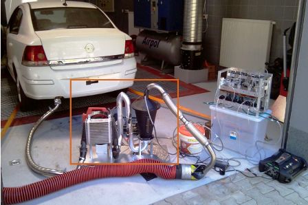 Automobilio filtravimo įrenginys