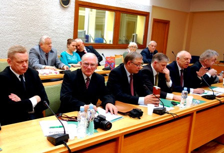 Buvę Kaimo reikalų komiteto vadovai. Iš kairės: Gintautas Kniukšta, Leonas Milčius (pavaduotojas), Viktoras Rinkevičius, Edmundas Pupinis, Jonas Jagminas, Jeronimas Kraujelis