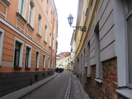 Vilnius senamiescio gatvele