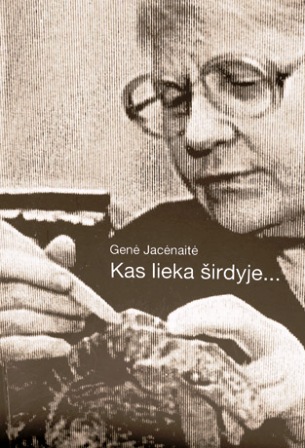 Genės Jacėnaitės knygos „Kas lieka  širdyje...“ viršelis