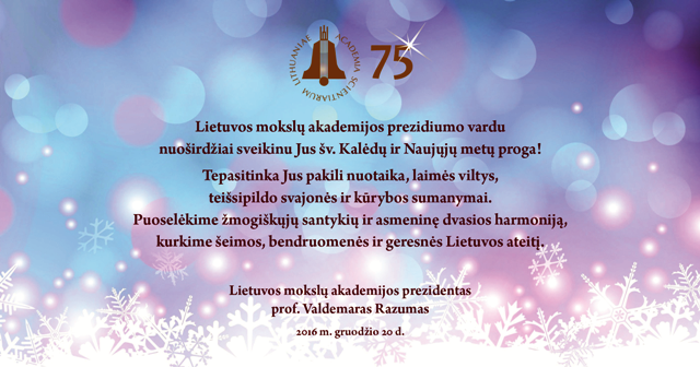 Sveikinimas LMA