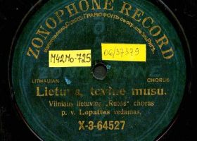 Įrašo "Nacionalinėje bibliotekoje – pirmasis Lietuvos himno garso įrašas" reprezentacinis paveikslėlis