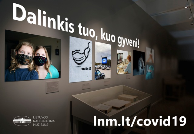 Muziejus kviečia dalintis daiktais kurie po daugelio metų pasakos COVID 19 istoriją. Fotomontažas