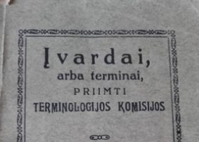 Įrašo "Apie pirmąsias terminologijos komisijas Lietuvoje ir Latvijoje" reprezentacinis paveikslėlis
