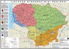 Įrašo "Patobulintas Lietuvos etnografinių regionų žemėlapis" reprezentacinis paveikslėlis