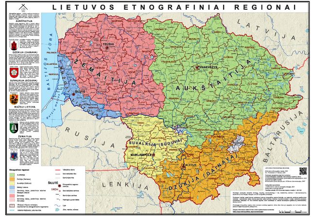 Patobulintas Lietuvos Etnografini Region em lapis Mokslo Lietuva Patobulintas Lietuvos Etnografini Region em lapis Mokslo Lietuva