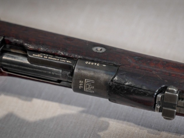 38 Lietuvos kariuomenės ginklai. Mauser šautuvų pirmoji partija 24L. 24 – 1924 metai o L – tai Lietuva. S. Samsono nuotr.
