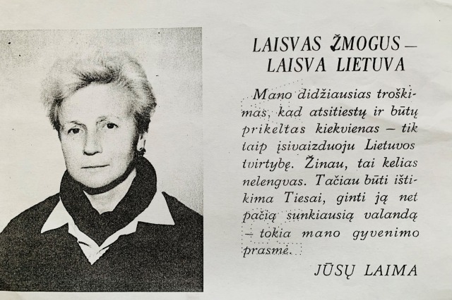 41 In memoriam Laima Pangonytė su įrašu