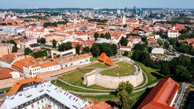 Vilniaus gynybinės sienos bastėja. Fot. Silvestras Samsonas LNM Vilniaus gynybinės sienos bastėja. Fot. Silvestras Samsonas LNM