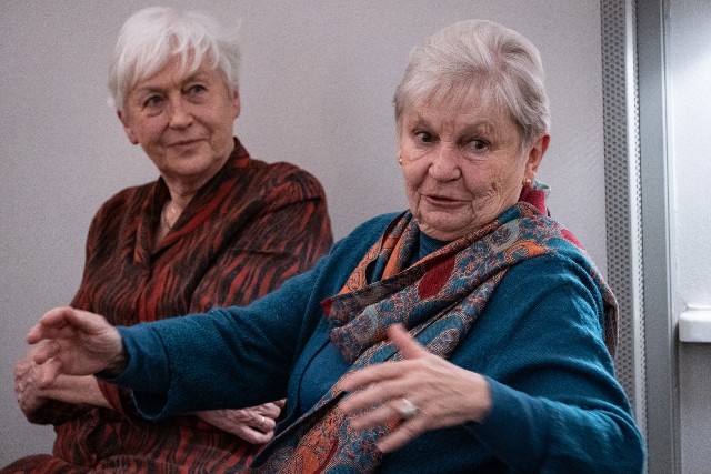 78 Išeivija Elena Bradūnaitė Aglinskienė renginyje Istorijų namuose. Fot. A. Bėkšta 5