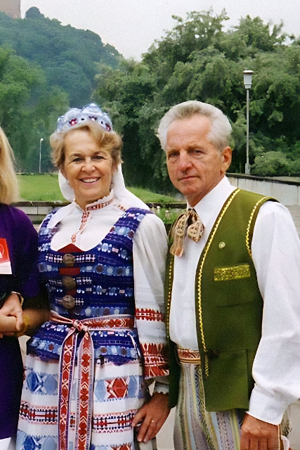 79 Angele ir Sigitas Kazlauskai Vilniuje 2003