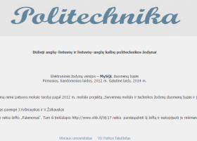Įrašo "Fizikos fakultete parengti Didieji anglų–lietuvių ir lietuvių–anglų kalbų politechnikos žodynai" reprezentacinis paveikslėlis Įrašo "Fizikos fakultete parengti Didieji anglų–lietuvių ir lietuvių–anglų kalbų politechnikos žodynai" reprezentacinis paveikslėlis