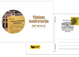 Įrašo "Prieš 100 metų įvykusią Vilniaus konferenciją primins proginis atvirlaiškis" reprezentacinis paveikslėlis