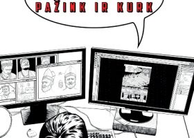 Įrašo "Knygos apie komiksų kūrimą autorius T. Mitkus: „Komiksai – visai nevaikiškas reikalas“" reprezentacinis paveikslėlis Įrašo "Knygos apie komiksų kūrimą autorius T. Mitkus: „Komiksai – visai nevaikiškas reikalas“" reprezentacinis paveikslėlis