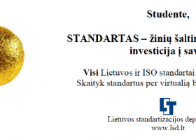 Įrašo "Visi Lietuvos ir ISO standartai vienoje vietoje" reprezentacinis paveikslėlis