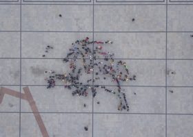 Įrašo "Unikali dovana Lietuvai – rekordu tapti pretenduojantis iš žmonių sudarytas Vytis" reprezentacinis paveikslėlis