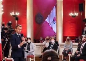 Įrašo "The President of France Emmanuel Macron Encourages Strengthening Cooperation Between European Universities During his Visit at VU" reprezentacinis paveikslėlis Įrašo "The President of France Emmanuel Macron Encourages Strengthening Cooperation Between European Universities During his Visit at VU" reprezentacinis paveikslėlis
