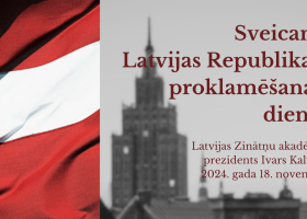 Įrašo "Šiandien Latvija švenčia savo Nepriklausomybės dieną" reprezentacinis paveikslėlis Įrašo "Šiandien Latvija švenčia savo Nepriklausomybės dieną" reprezentacinis paveikslėlis