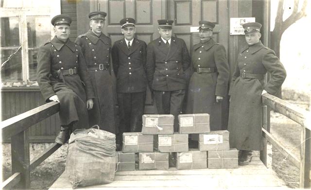 Kontrabandinės prekės Naumiesčio muitinėje. 1933 m. LNM