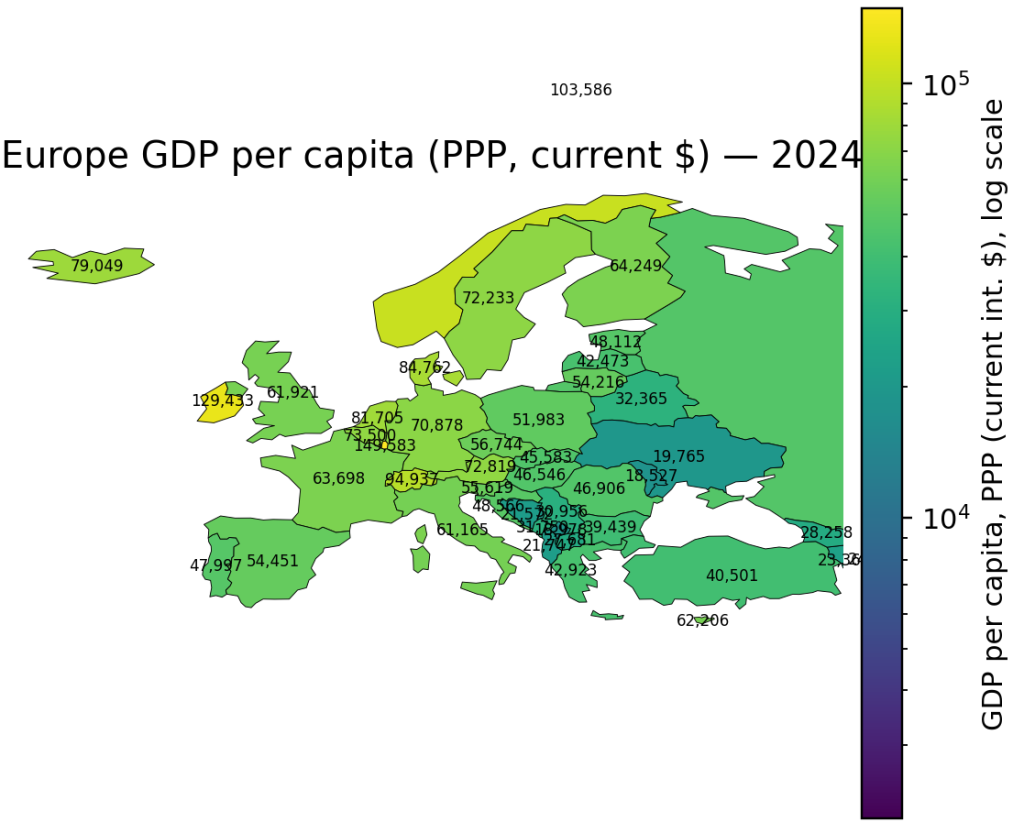 europe gdp ppp 2024 labeled