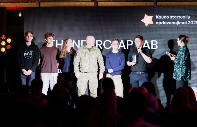 original Thunderclap Labs komanda Kauno startuoli apdovanojimuose