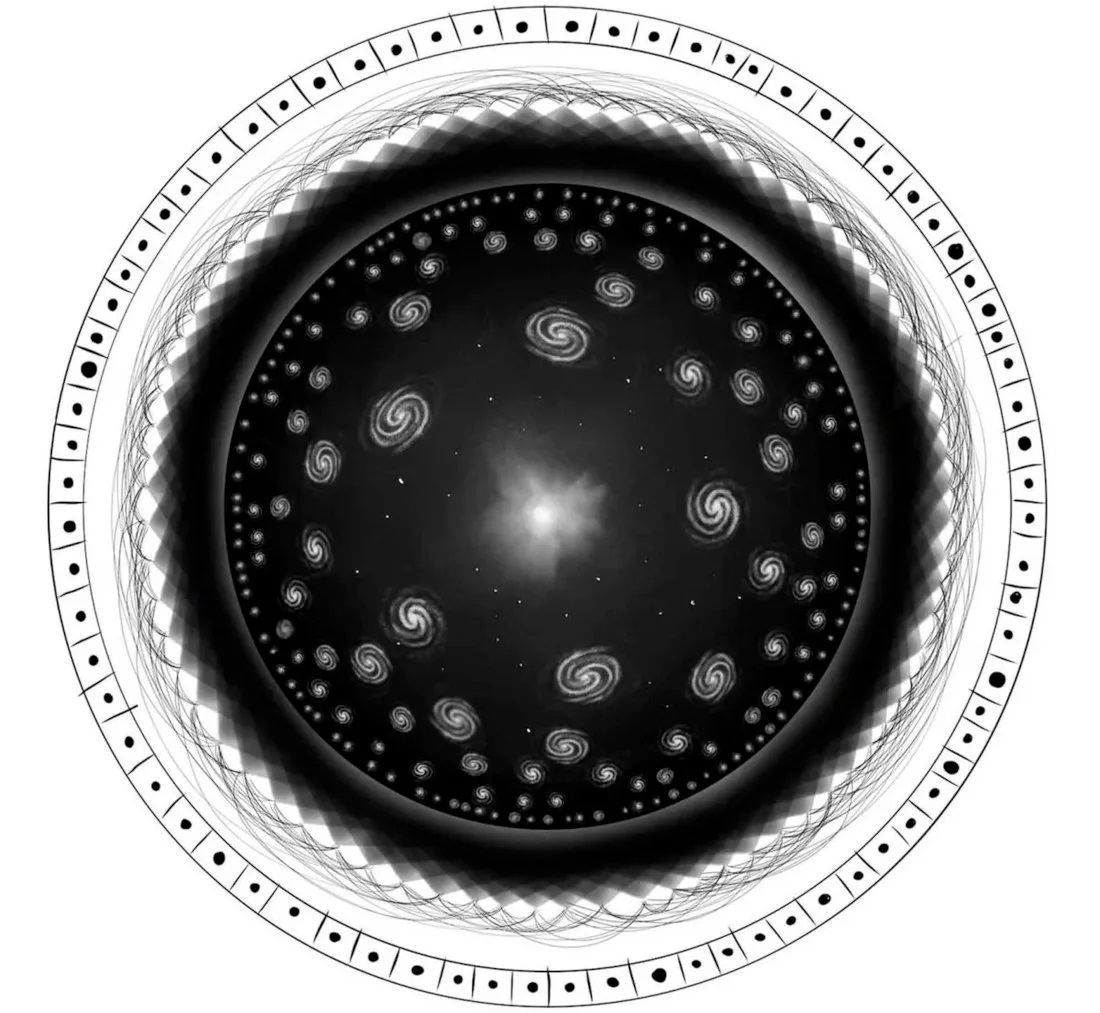 universe hologram illustration